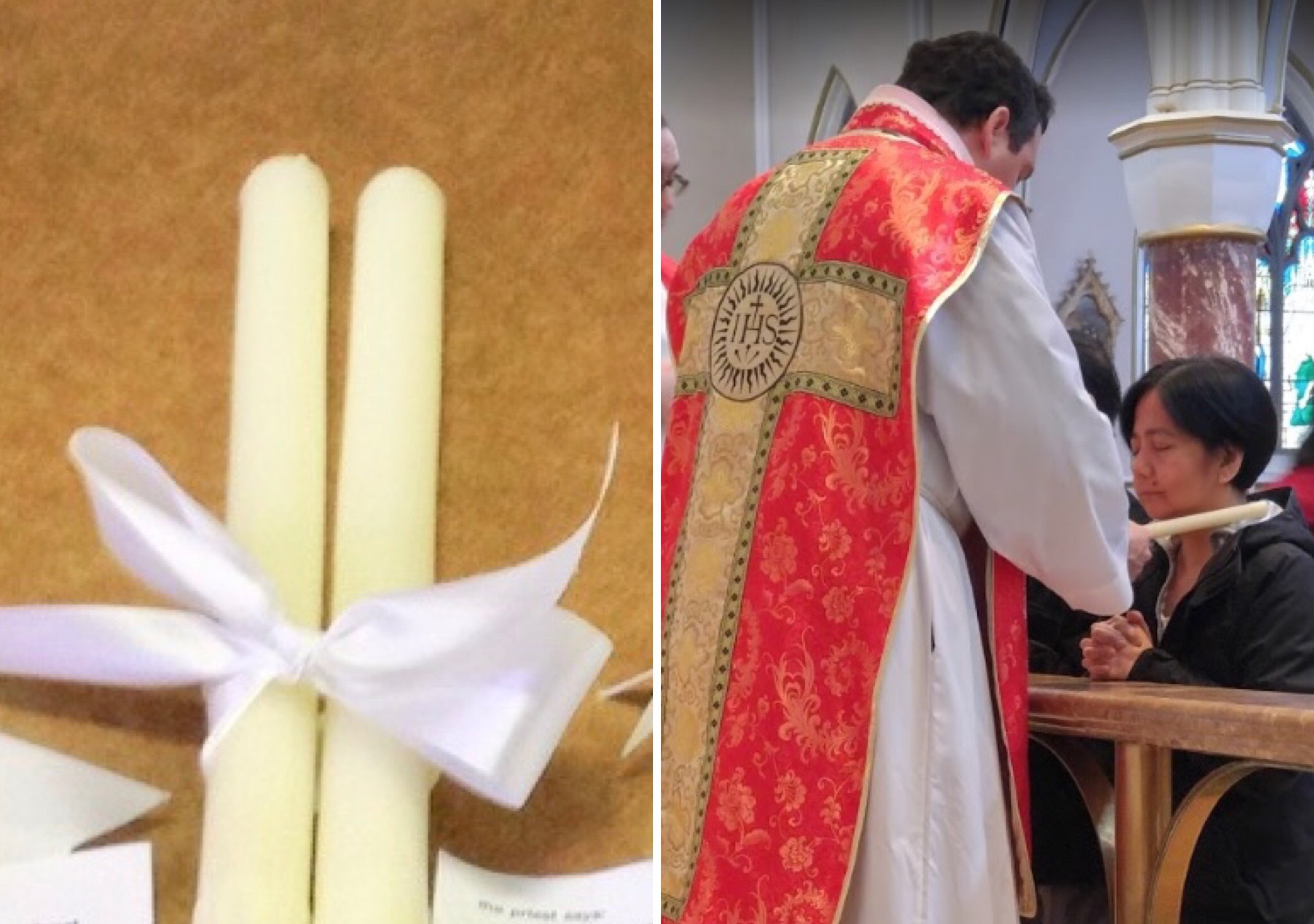 St. Blaise and the Blessing of throats. Holy Rosary Cathedral