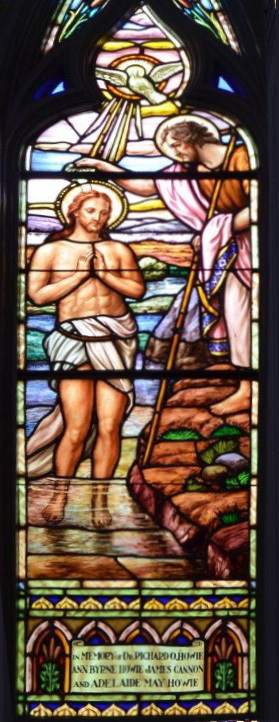 Stained Glass Baptism of the Lord
