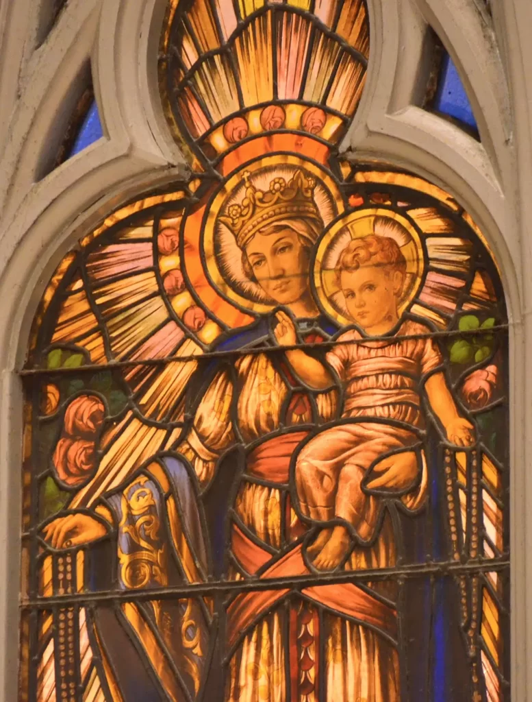 Holy Rosary Window Vancouver Cathedral